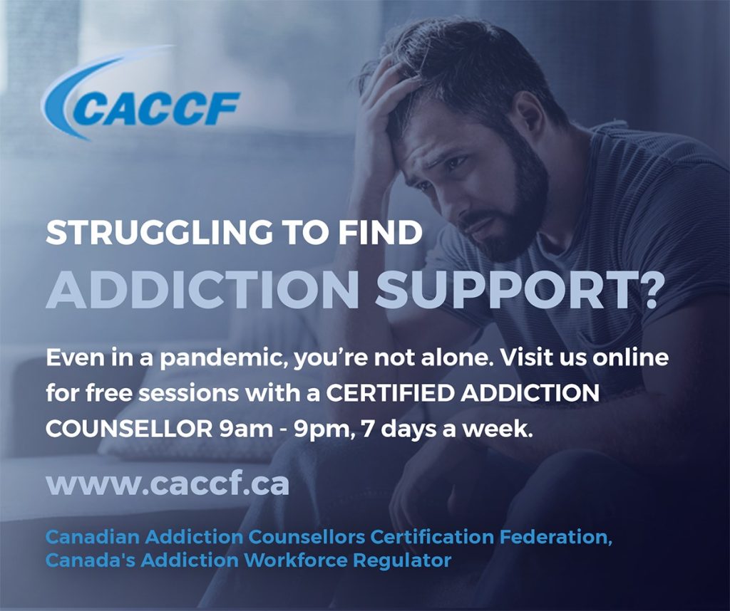 Struggling to find addiction support? CACCF