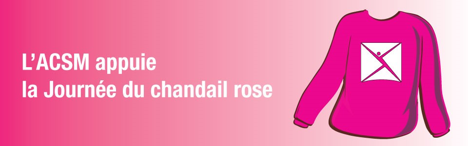 L’ACSM appuie la Journée du chandail rose