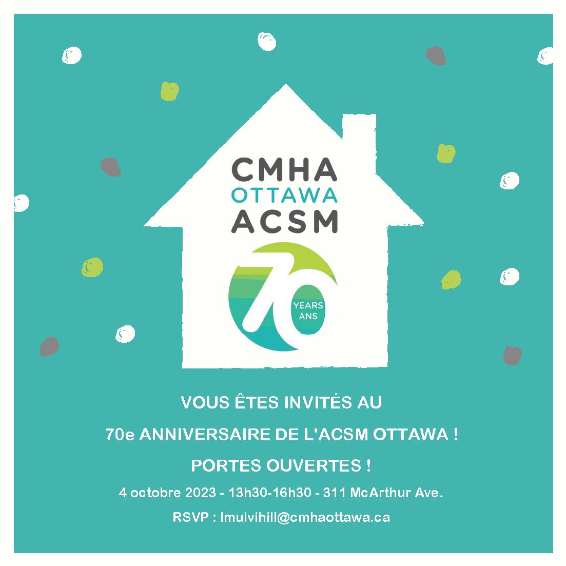La journée portes ouvertes du 70e anniversaire de l'ACSM d’Ottawa