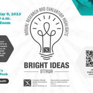 An illustration of a light bulb with various colours surrounding it. Text reads "Bright Ideas."